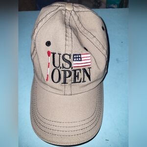 U.S OPEN 2013 Tan Baseball Hat.